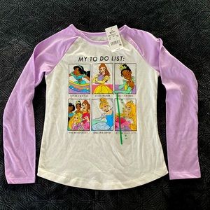 Disney 7/8 Girls Long Sleeve Shirt